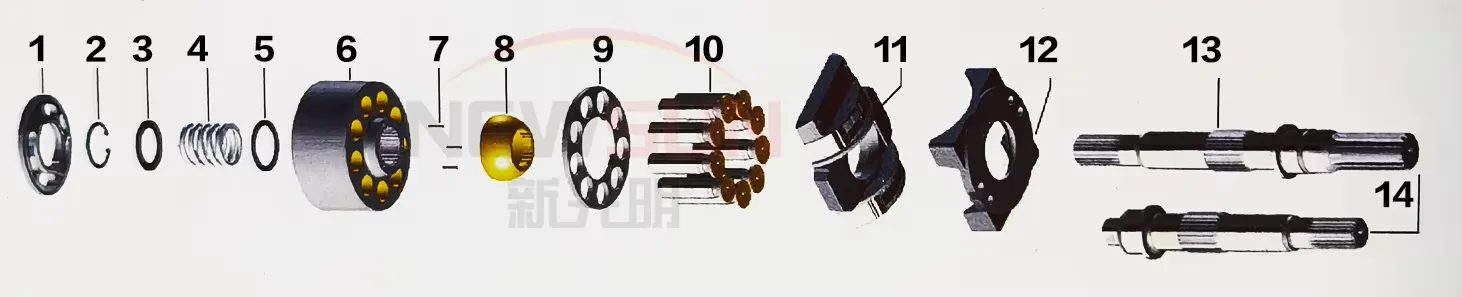 VDR63 Hydraulic Machinery Parts