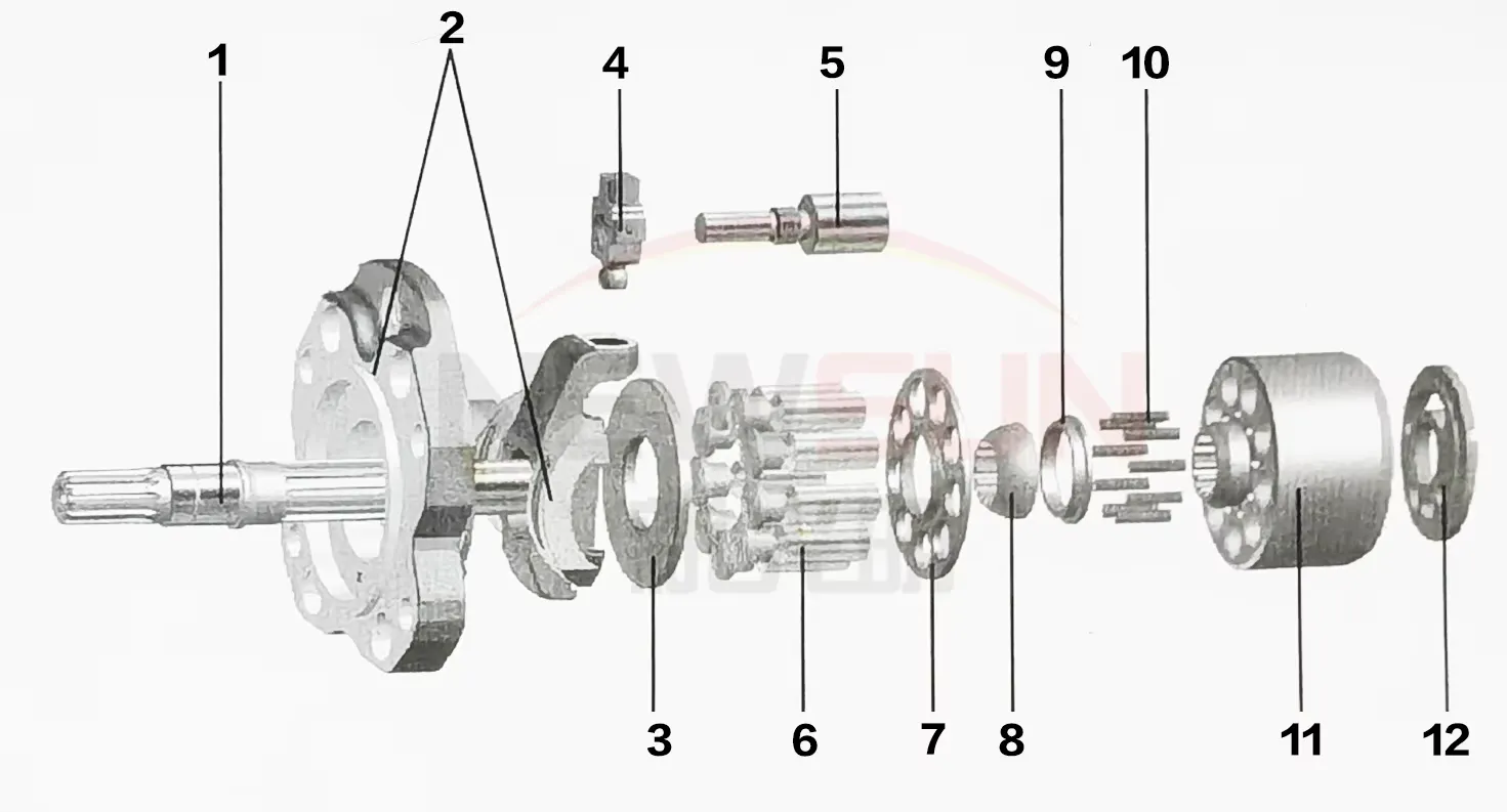 Kawasaki K3V112 Spare Parts