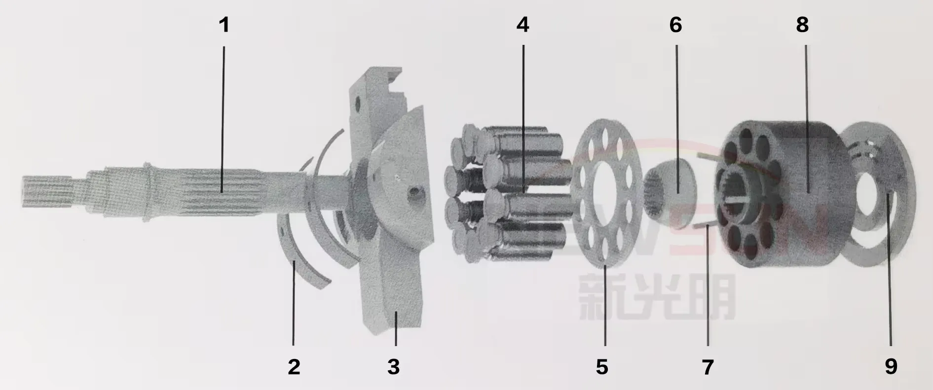 Kayaba PSVD2-27E Spare Parts